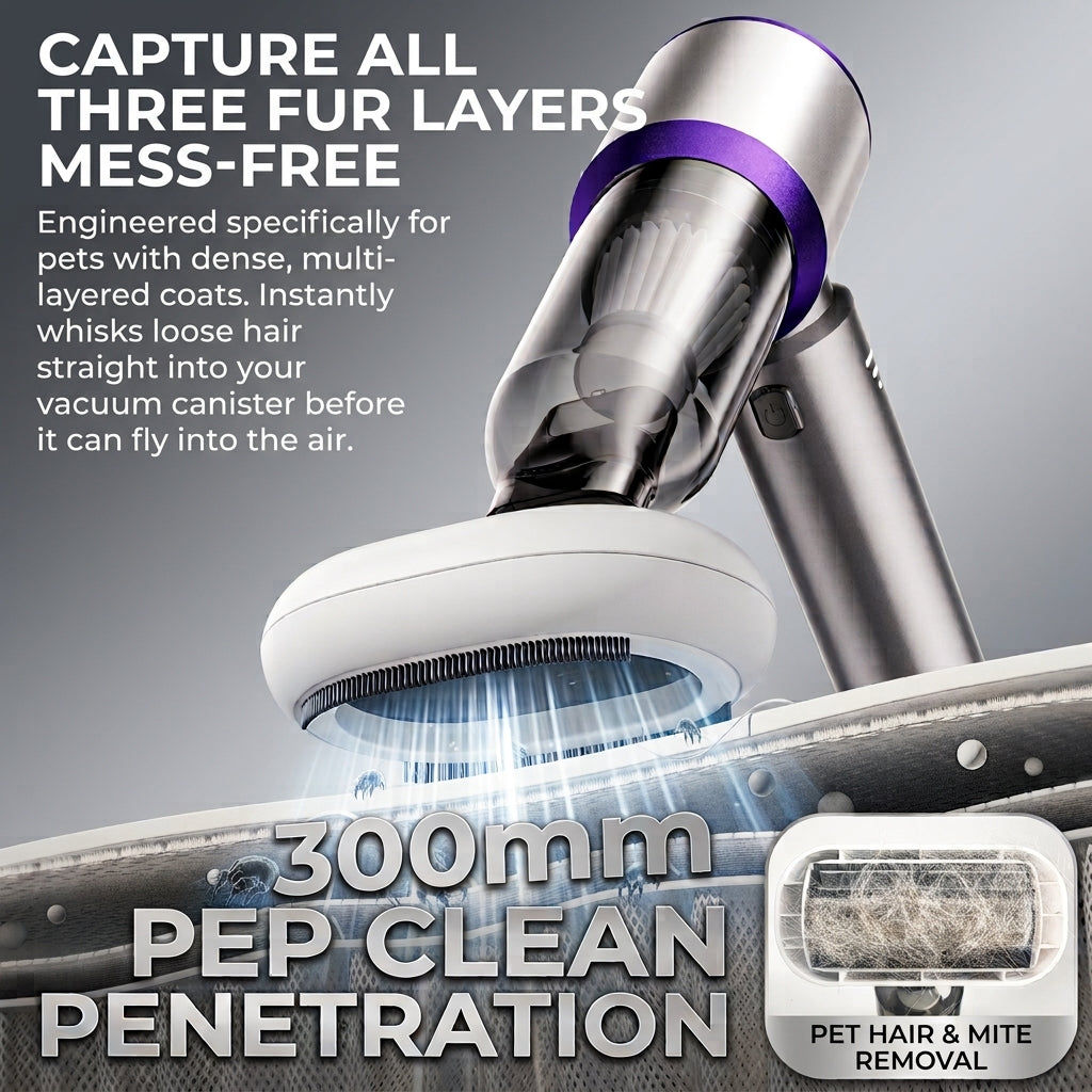 Ultra 12-in-1 Pet Grooming Vacuum & Multi-Tool System