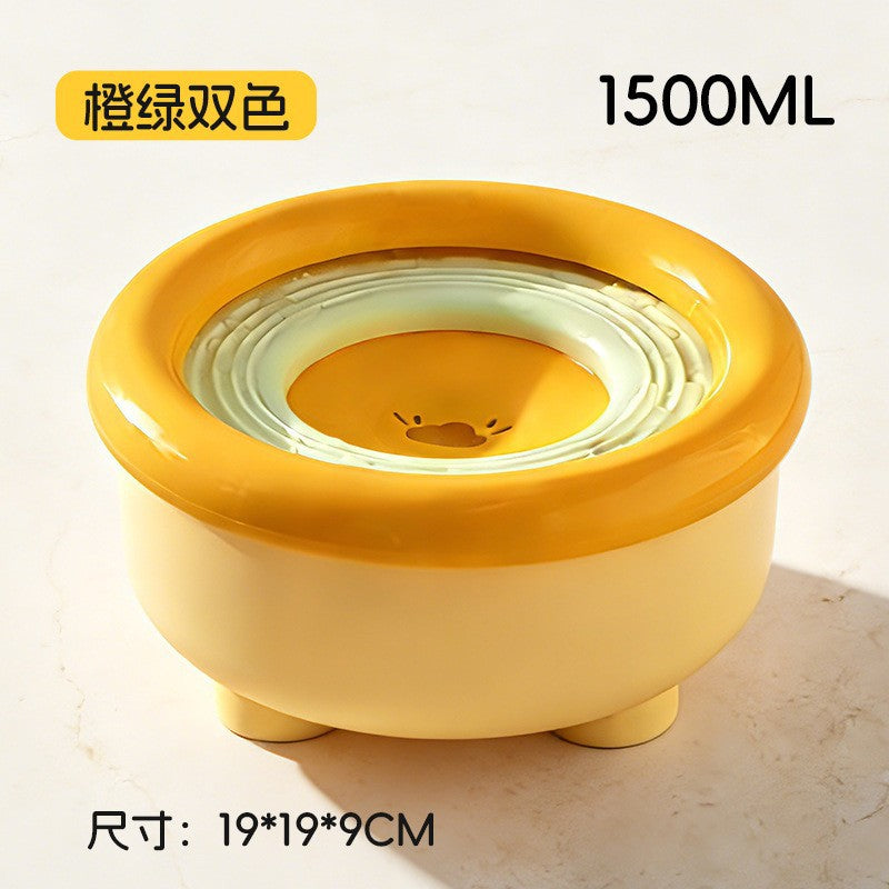 No-Spill Floating Pet Water Bowl