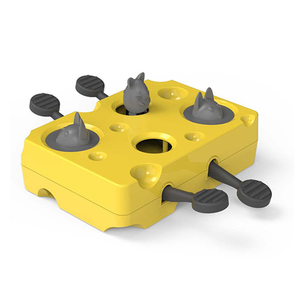 Pet dog cat toy strainer, cat self-fun whack-a-mole, interactive gadget, human-pet interactive cat teasing toy box