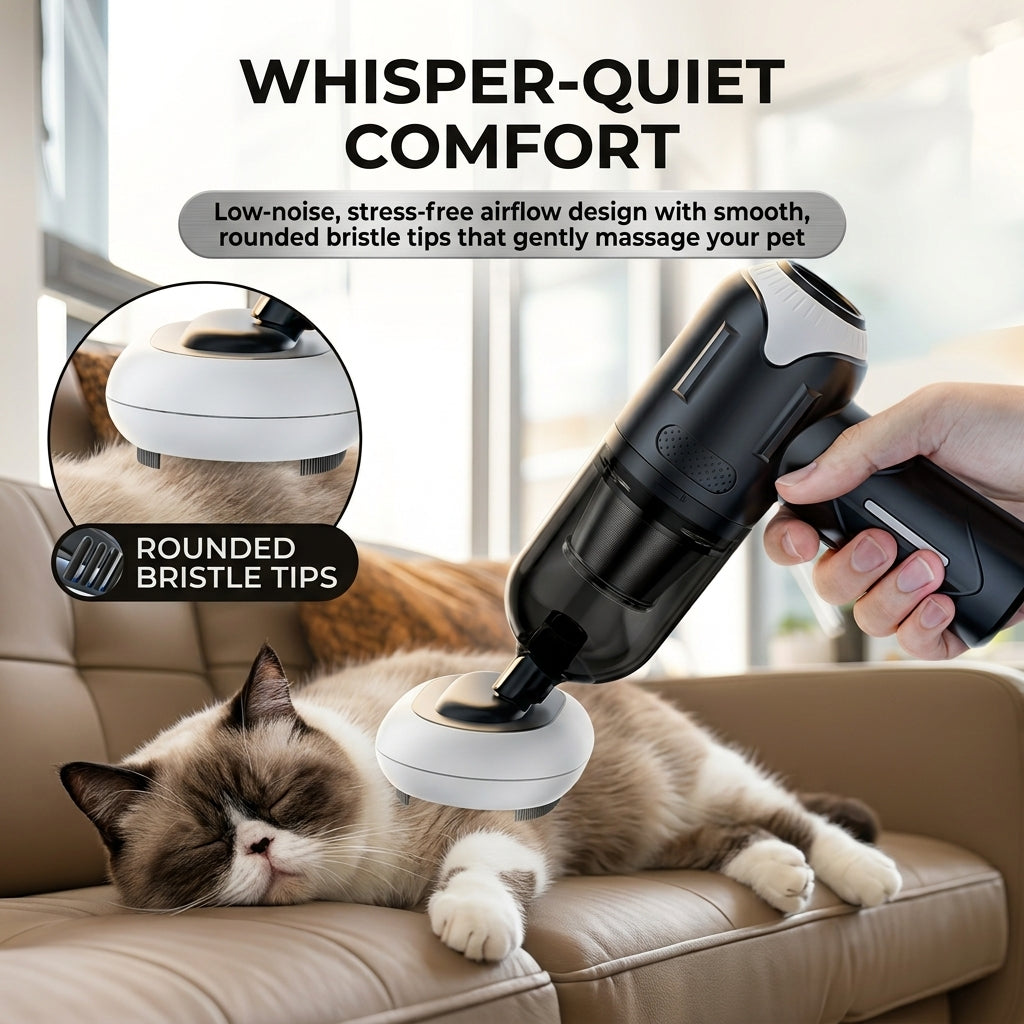 Ultra 12-in-1 Pet Grooming Vacuum & Multi-Tool System