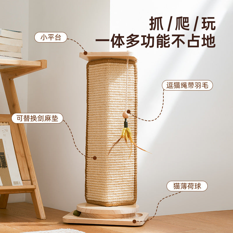 Vertical Sisal Corner Scratcher