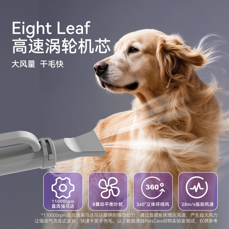 High-Power Low-Noise Dog Hair Dryer