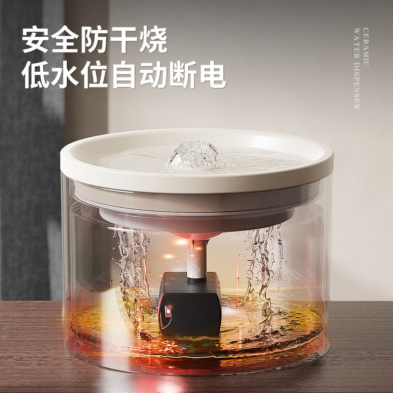 Silent Circulating Ceramic Water Fountain