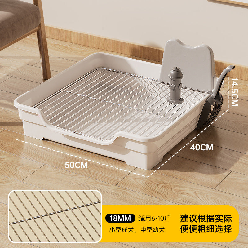 Oversized Dog Litter Box with High Fence