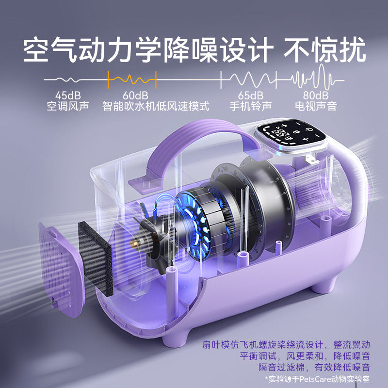 High-Power Low-Noise Dog Hair Dryer