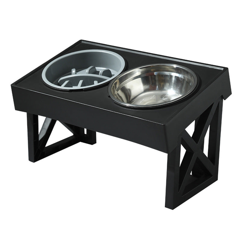 Stainless Steel Vertical Elevated Pet Bowl