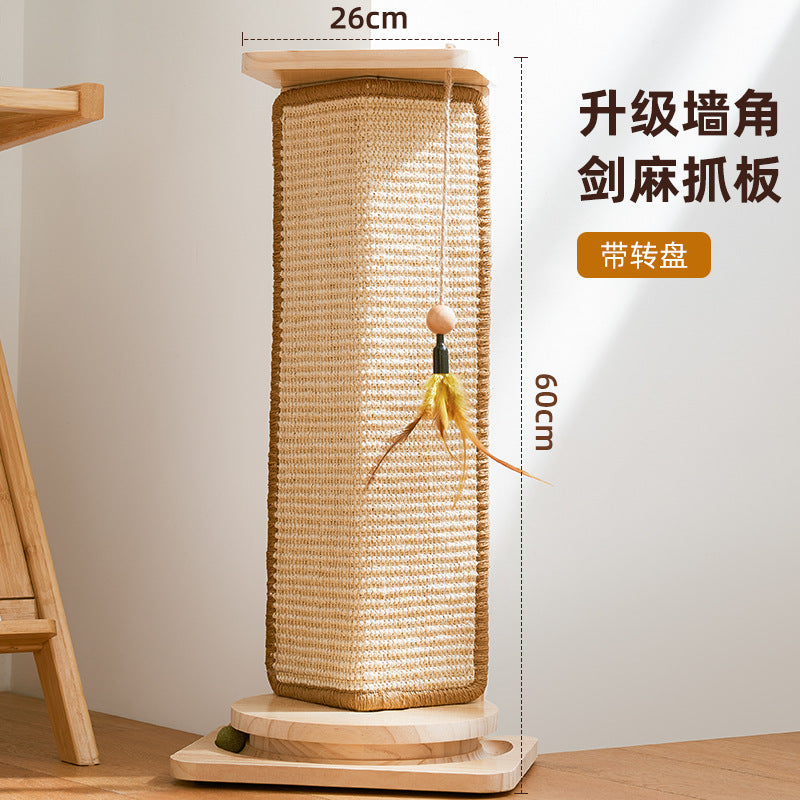 Vertical Sisal Corner Scratcher