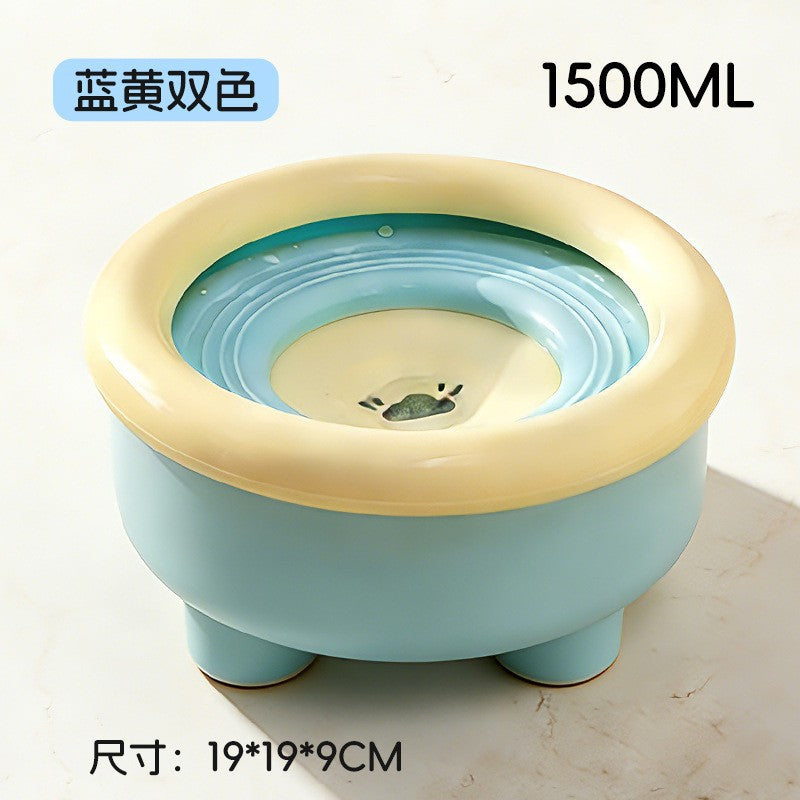 No-Spill Floating Pet Water Bowl